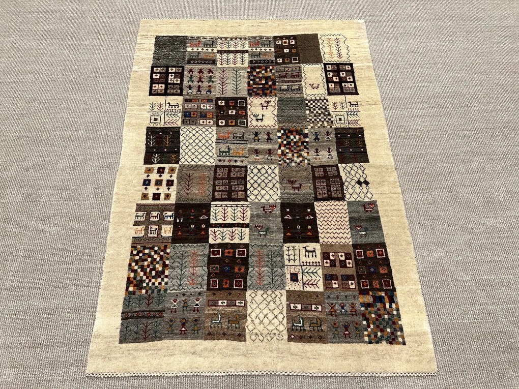 Gashguli Tappeto persiano 120x170 Beige (Iran) Annodato A Mano