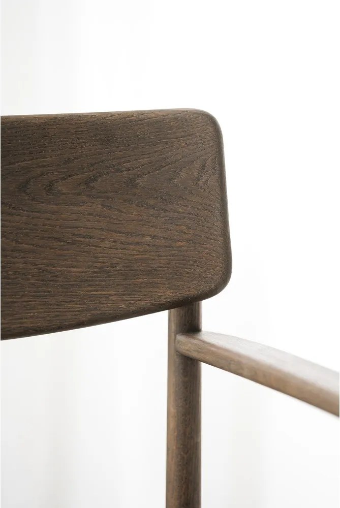 Set di sedie da pranzo marrone scuro in rovere 2 pz Maidstone - Rowico