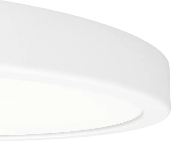 Eglo 901334 - Plafoniera da bagno LED FUEVA, 14,2 W, 230 V, Ø 27,8 cm, IP44, bianco