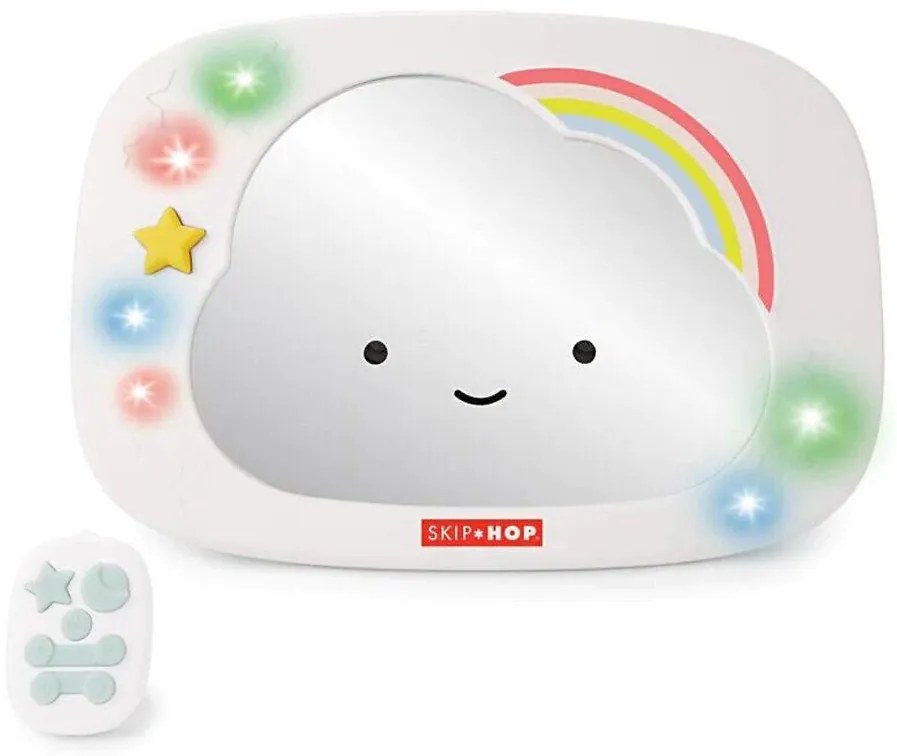 Skip Hop - Specchio retrovisore per bambini LINING CLOUD 3xAA