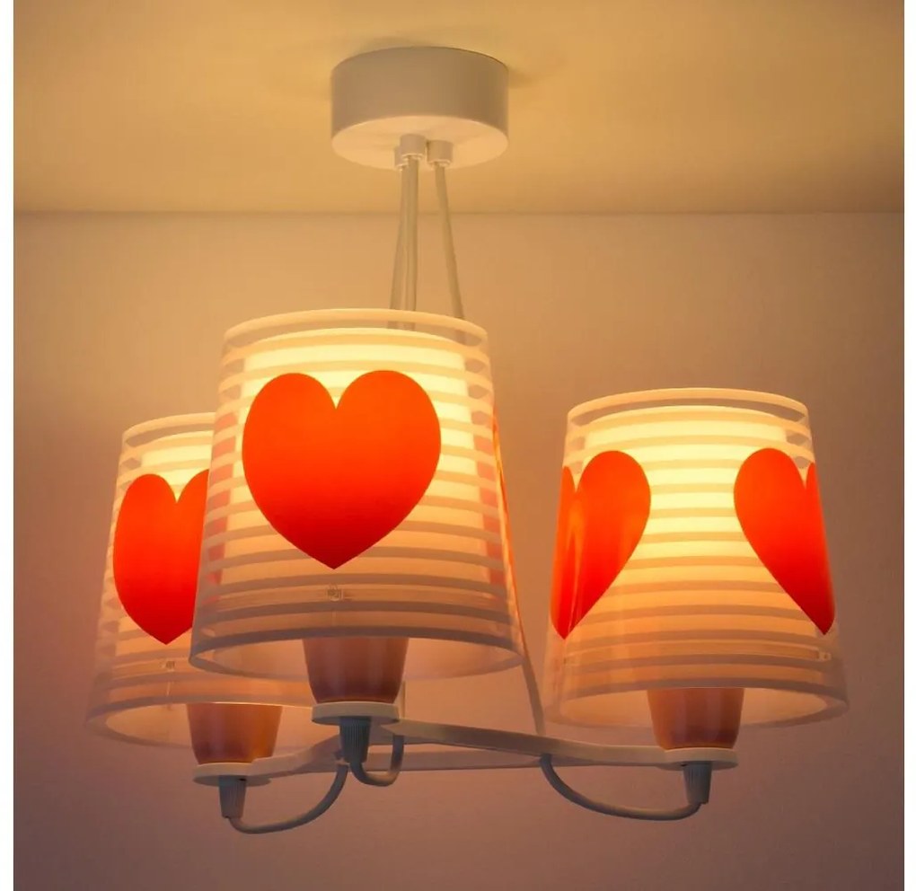 Dalber 81197S - Lampadario per bambini LIGHT FEELING 3xE27/60W/230V