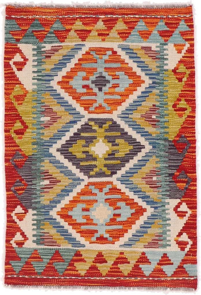 Kilim Tappeto orientale 60 x 90 (Afghanistan) Tessuto A Mano