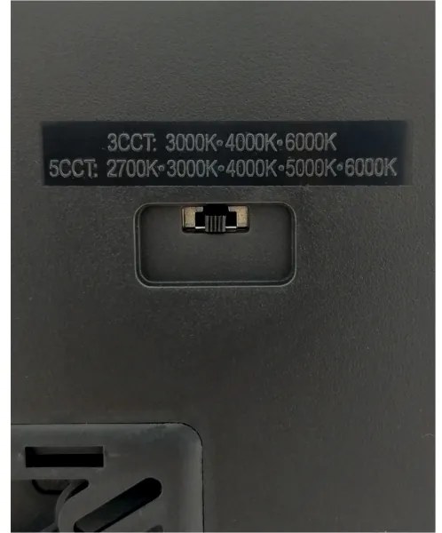 Plafoniera LED/32W/230V 3000/4000/6500K 40x40 cm nero