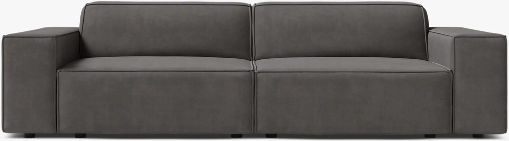 Divano modulare Jodie 3 posti in velluto – L204 cm