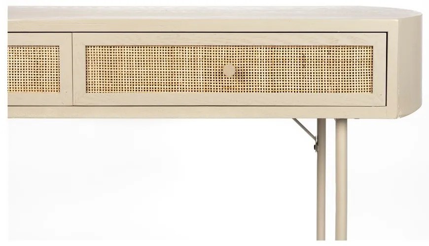 Tavolo consolle beige 40x120 cm Amaya – White Label