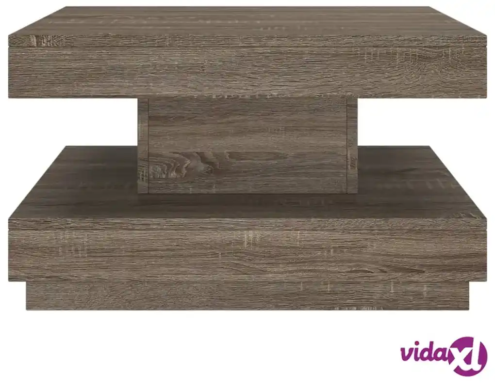 vidaXL Tavolino da Salotto Bianco 110x50x33,5cm Legno Massello di