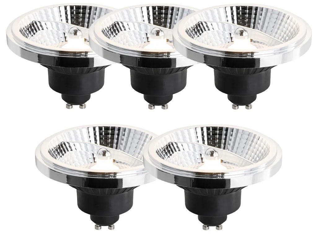 Set di 5 lampadine LED GU10 dimmerabili a 3 livelli 111mm 10.5W 770lm 3000K