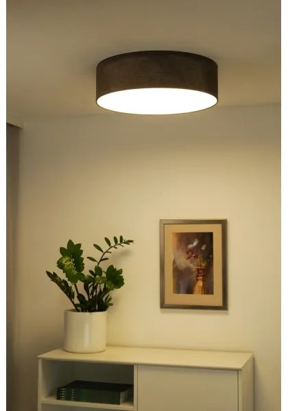 Duolla - Lampada LED da soffitto CORTINA LED/26W/230V Ø45 cm 4000K marrone