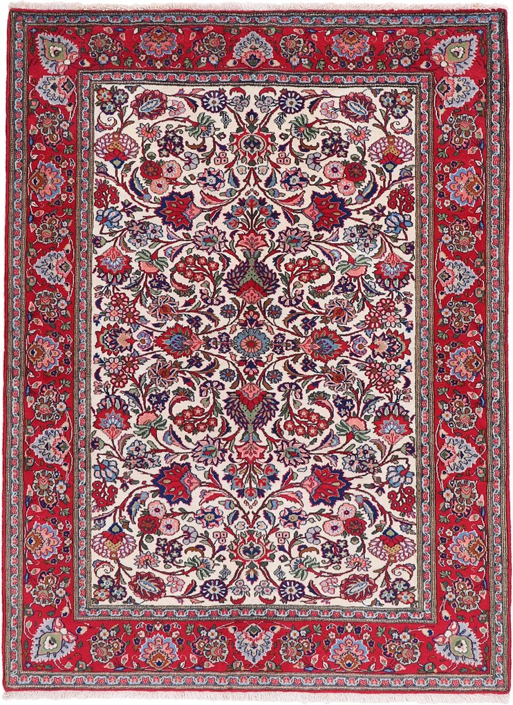 Ghom Tappeto 150 x 200 (Iran) Annodato A Mano