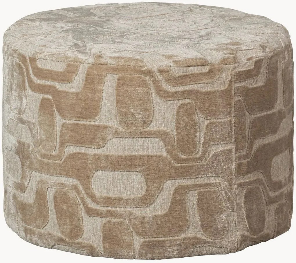 Pouf in viscosa Yago