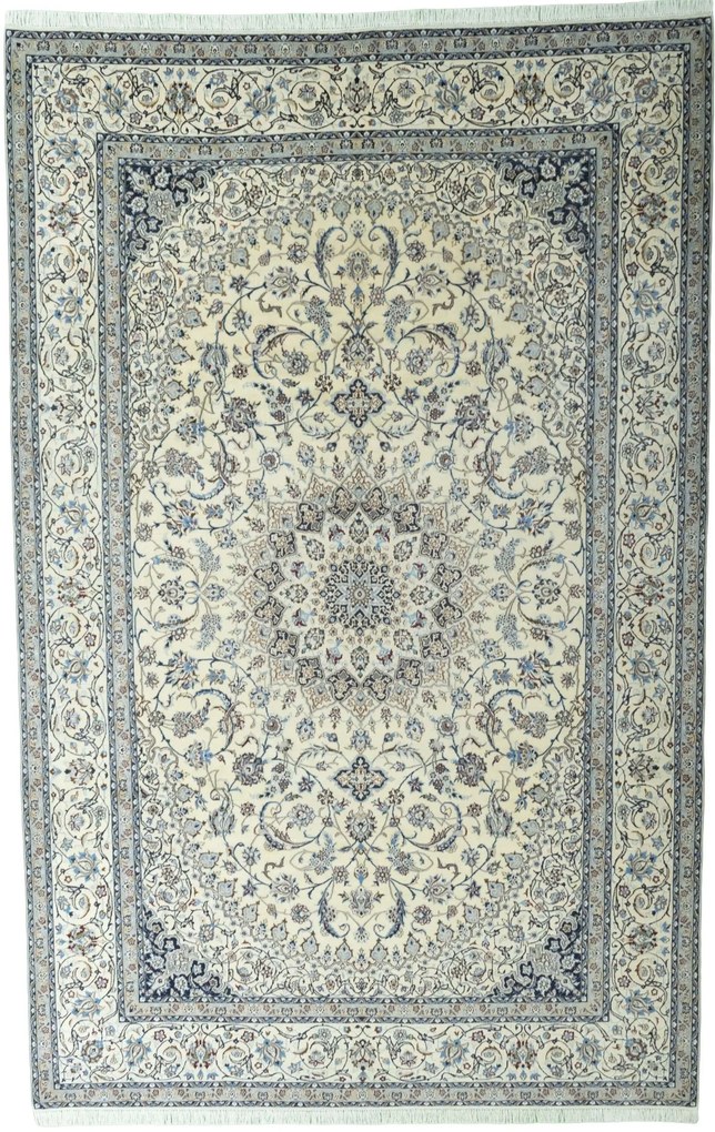 Nain Tappeto 210 x 330 Beige (Iran) Annodato A Mano