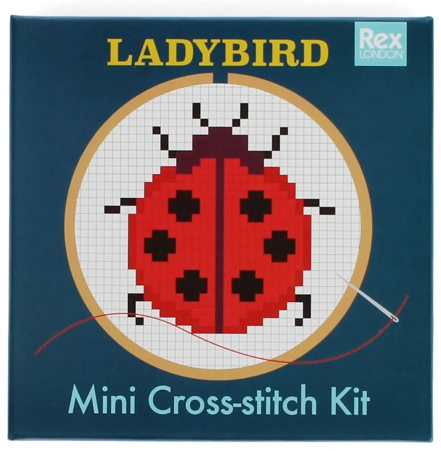 Set creativo punto-croce Cross-stitch Kit Ladybird - Rex London