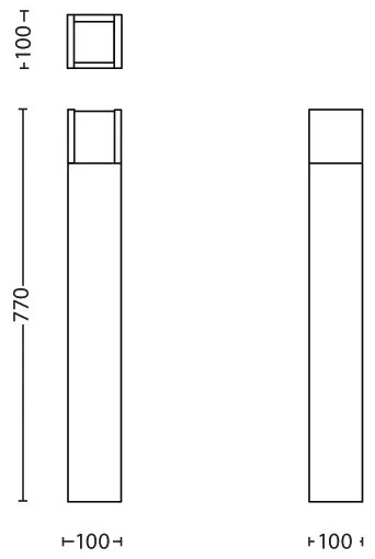 Philips 16463/93/P3 - Lampada LED da esterno MYGARDEN ARBOUR LED/6W/230V IP44