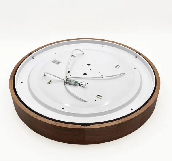 Brilagi - Plafoniera LED CARVALHO 4xE27/60W/230V finitura rovere ciliegio Ø 57,5 cm