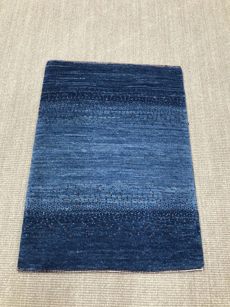 Gashguli Tappeto 60x90 Blu (Iran) Annodato A Mano