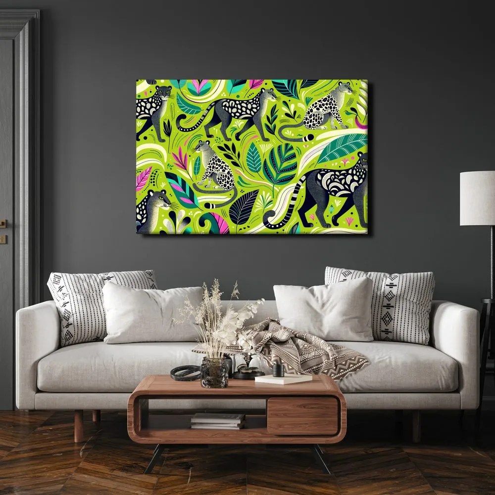 Quadro su tela – Ghepardi nella giungla