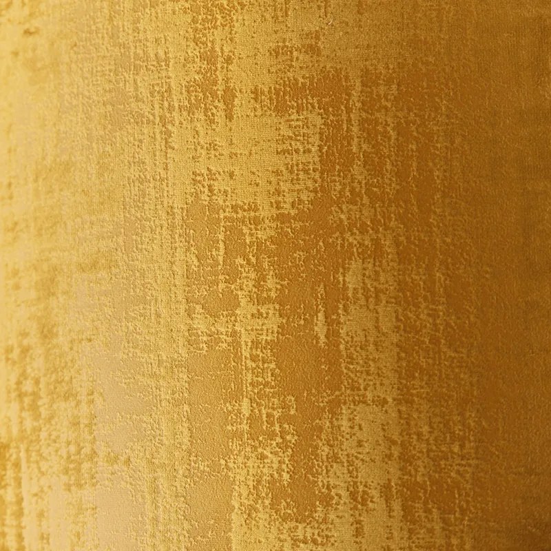 Paralume in velluto oro 50/50/25