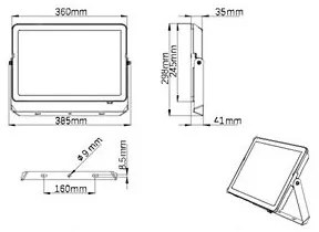 Philips - Proiettore LED da esterno PROJECTLINE LED/150W/230V IP65 4000K