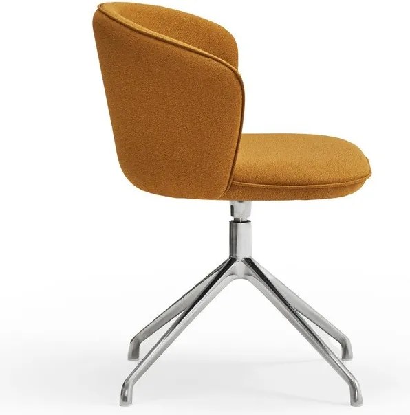 Set di sedie da pranzo color senape in imbottito 2 pz Add – Teulat