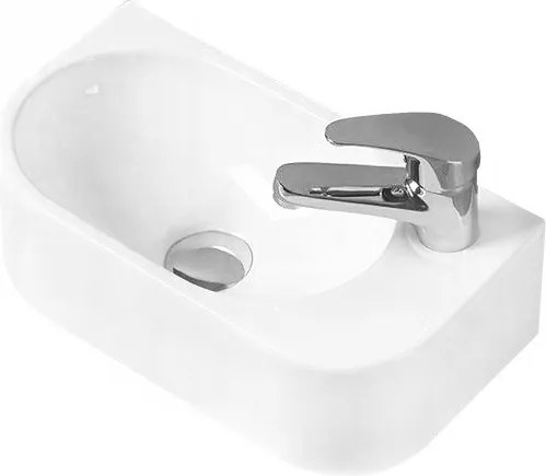 Mexen Viera lavabo da appoggio sinistro 40 x 21 cm, bianco - 21274000L