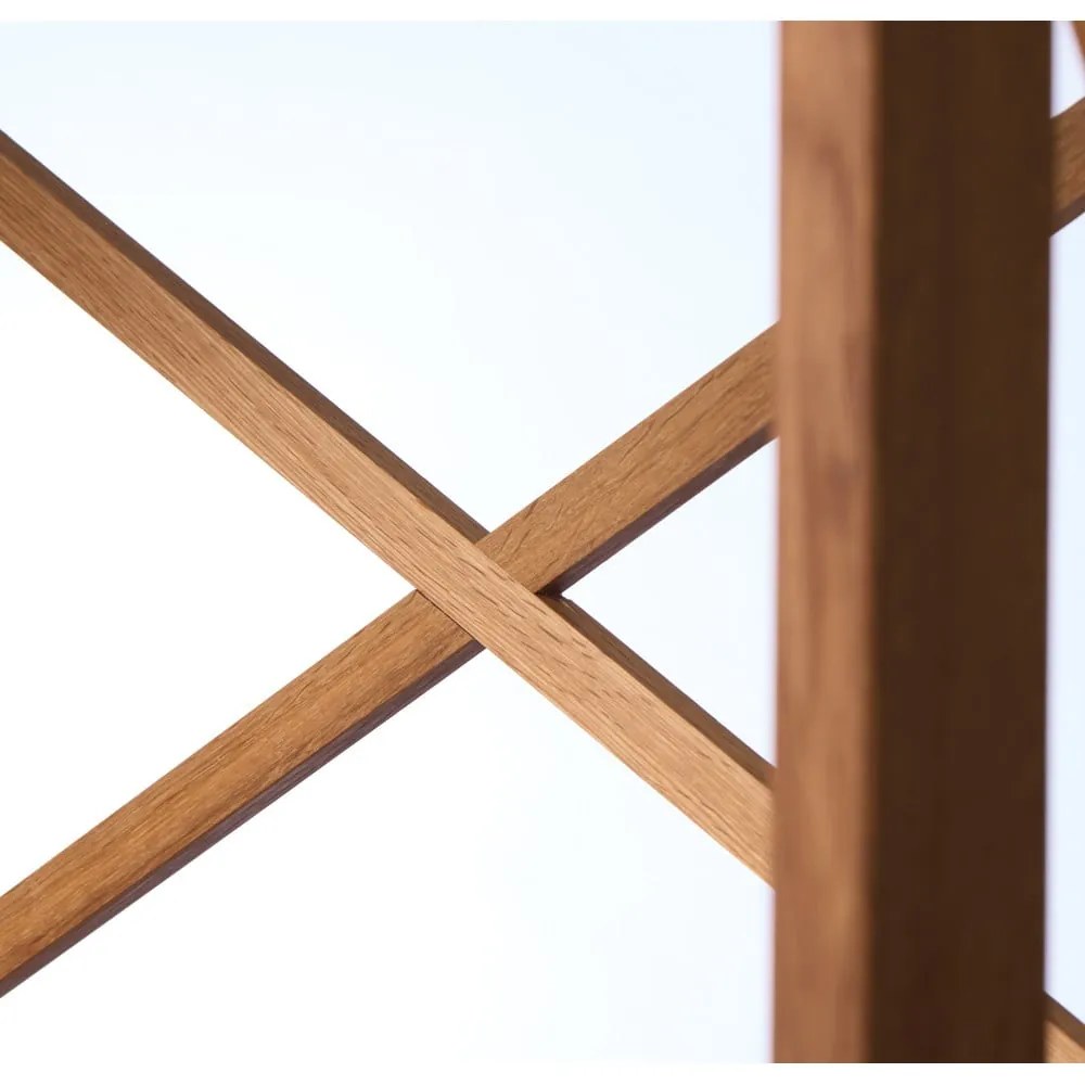 Scaffale effetto rovere colore naturale 70x198 cm X-Shelf - Unique Furniture