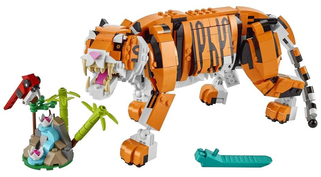 Tigre maestosa Creator 3 in 1 Lego