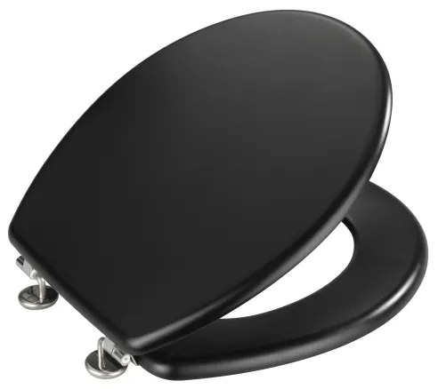WENKO 20077100-WC sedile per WC PRIMA 37x41 cm nero/argento