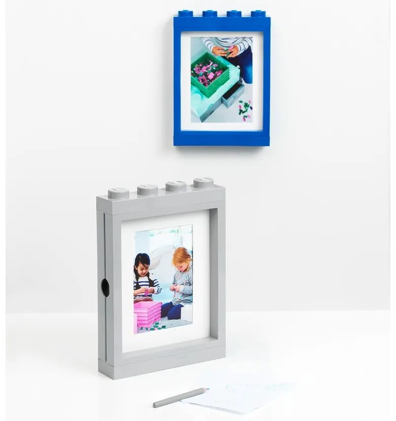 Cornice fotografica grigia , 19,3 x 26,8 cm - LEGO®