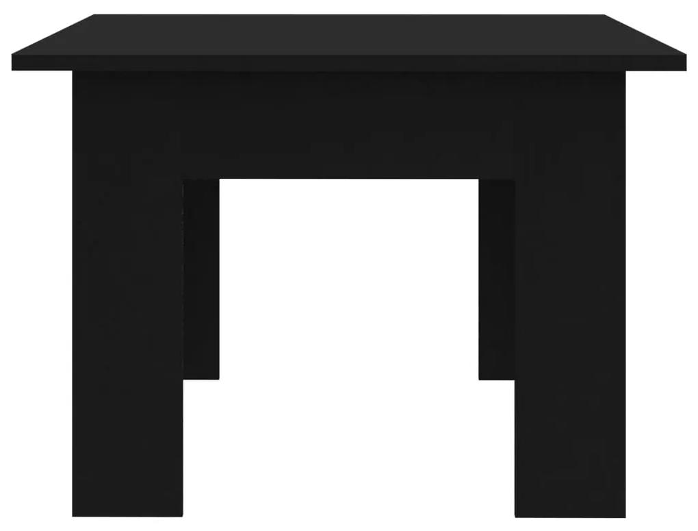 Tavolino da caffè nero 100x60x42 cm in truciolato