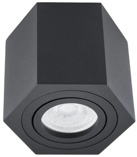 Plafoniera ARENO 1xGU10/30W/230V nera