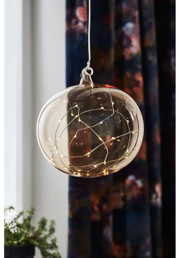 Decorazione luminosa natalizia arancione da appendere ø 18 cm Lina - Markslöjd