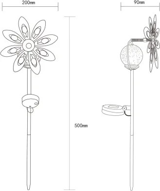 Globo 36576S - LED Solare decorazione LED/0,02W/3V IP44