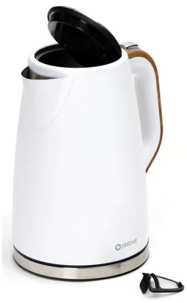 Bollitore 1,7 l 2400W/230V acciaio inox/bianco