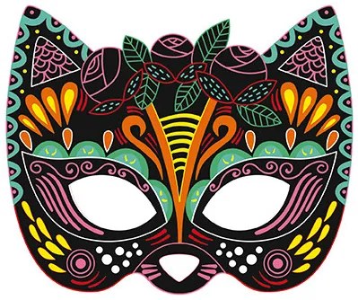 Scratch art - Maschere da festa