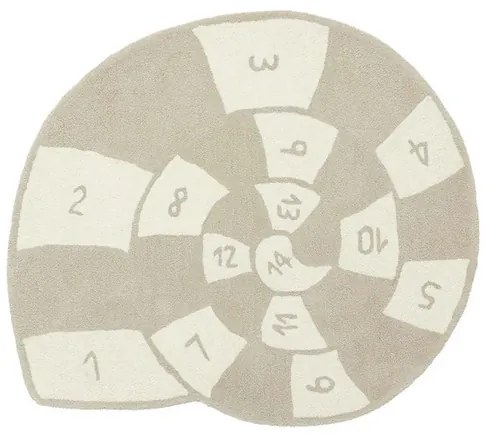 Nautilus Hopscotch Tappeto Clay/Off-White - OYOY Living Design