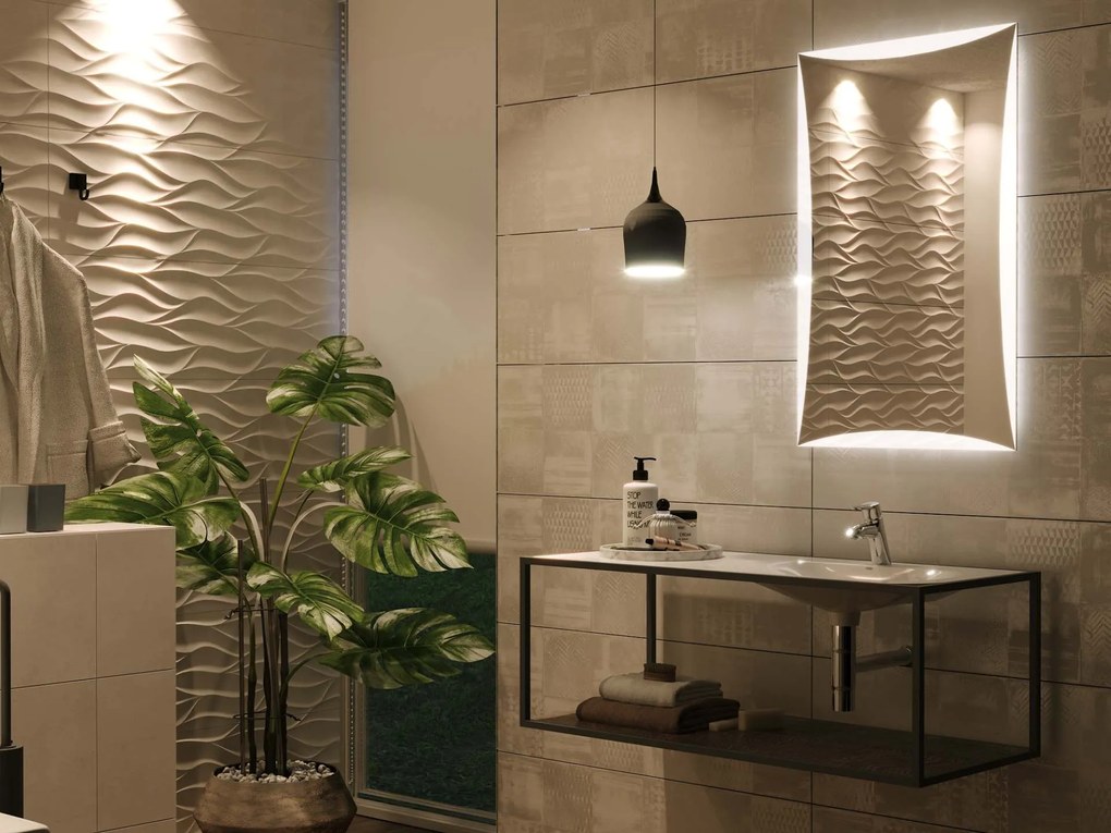 Specchio con illuminazione LED  M5
