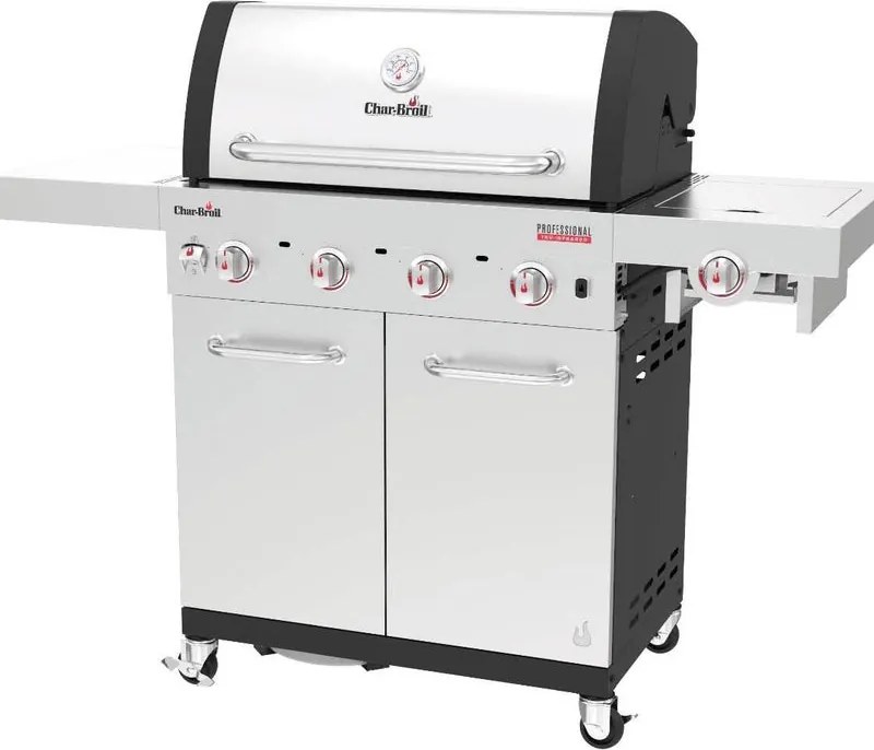 Barbecue a gas CHAR-BROIL PROFESSIONAL PRO S 4 5 bruciatori con fornello laterale extra