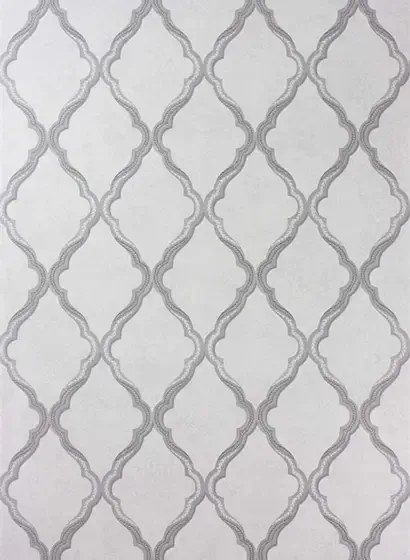 Matthew Williamson Carta da parati Jali Trellis - Silver
