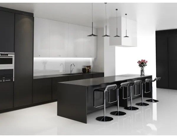 MAXLIGHT P0456 - Lampadario LED a sospensione con filo HANA LED/6W/230V diametro 17,5 cm nero