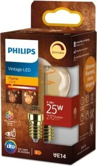 Lampadina LED dimmerabile VINTAGE Philips P45 E14/3,1W/230V 2200K