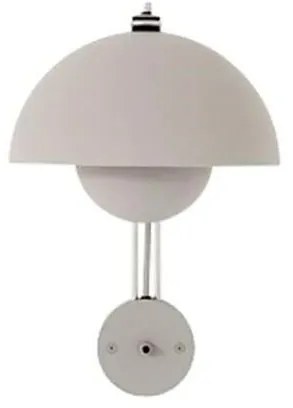 &Tradition - Flowerpot VP8 Applique da Parete Matt Light Grey &Tradition