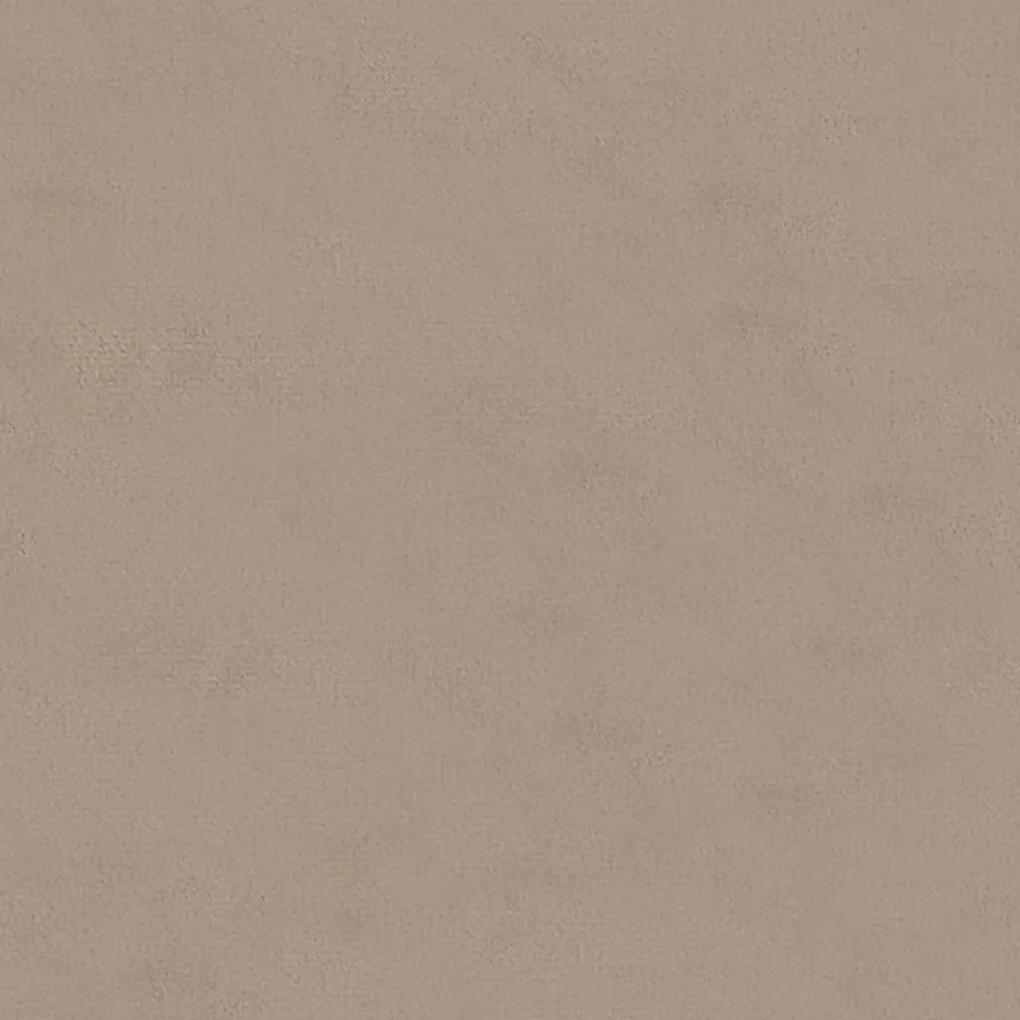 Sgabello grigio chiaro 60x60x36 cm in microfibra