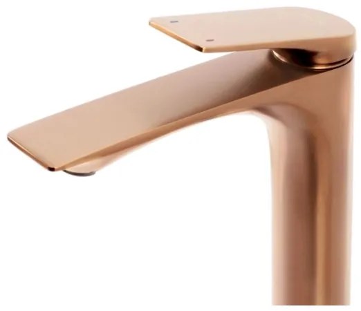 REA-B0493 - Miscelatore per lavabo AVALON 30 cm in rame spazzolato