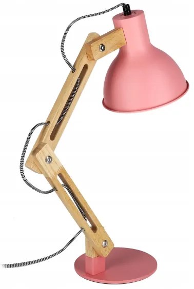 Lampada da tavolo 1xE27/40W/230V rosa