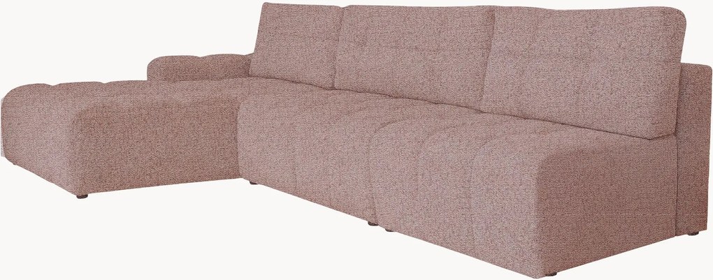 Divano angolare 5 posti con letto e contenitore Lulu