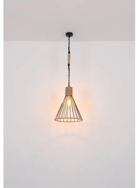 Globo 15676H1 - Lampadario su catena HALIA 1xE27/60W/230V