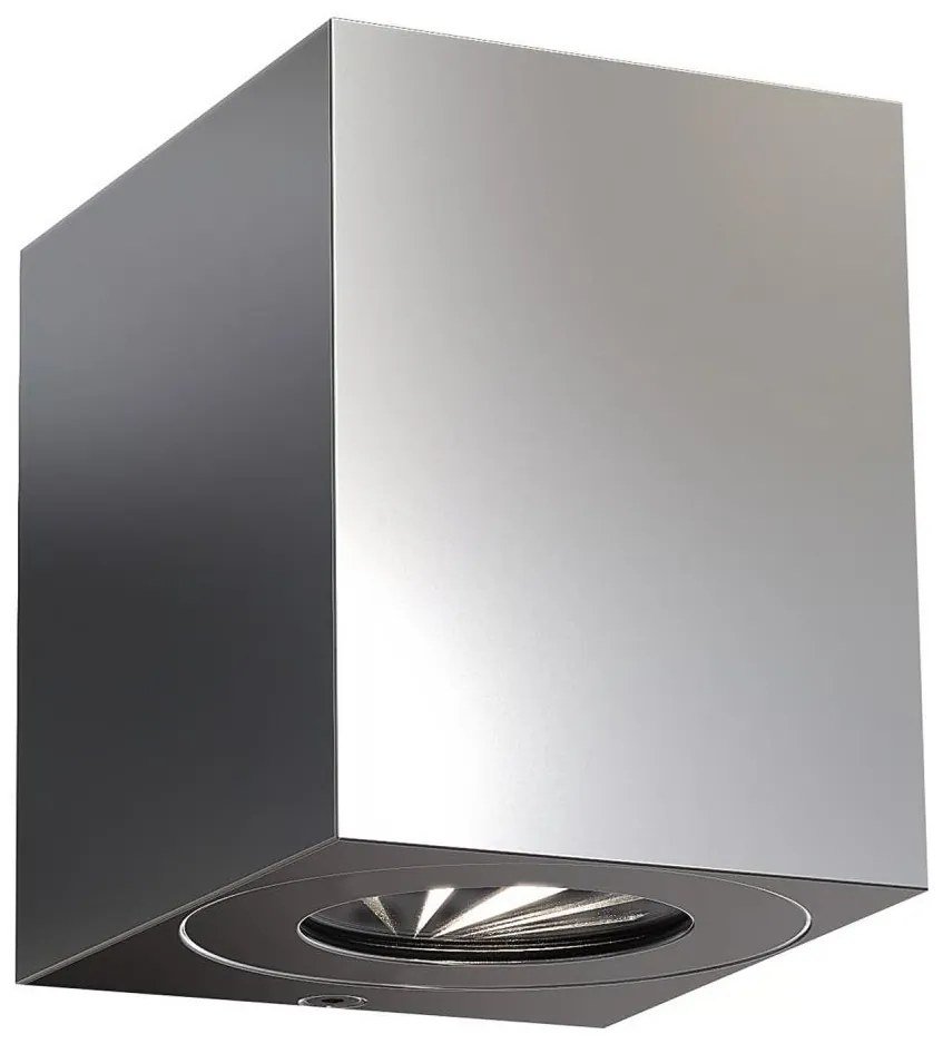 Nordlux - Applique da esterno a LED CANTO 2xLED/5W/230V IP44 acciaio inossidabile