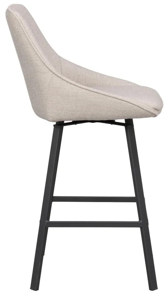 Sgabelli da bar beige in set di 2 (altezza seduta 65 cm) Alison - Rowico