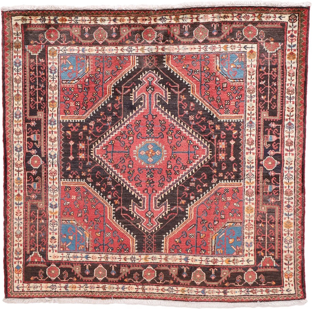 Balochi Tappeto persiano 130 x 130 (Iran) Annodato A Mano