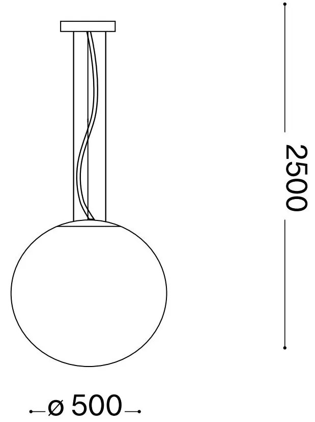 Ideallux mapa bianco sp1 d50